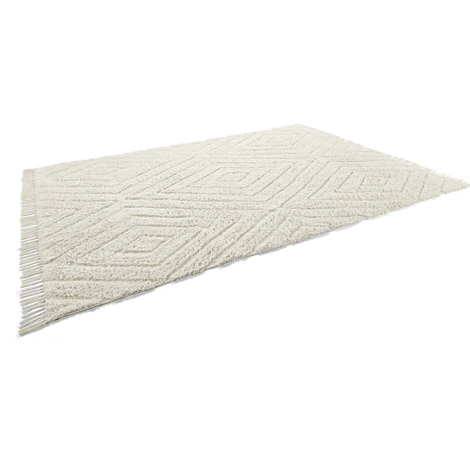 Dywany shaggy - Amberley Natural Cotton Shaggy (białawy)