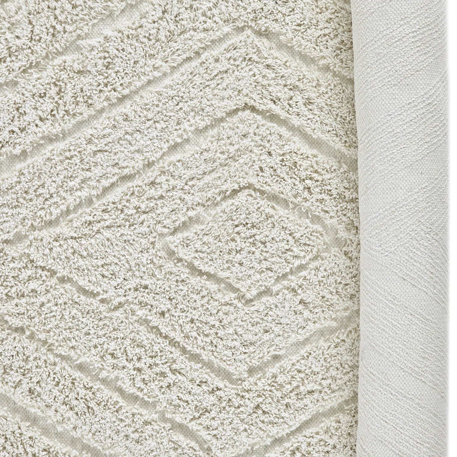 Dywany shaggy - Amberley Natural Cotton Shaggy (białawy)