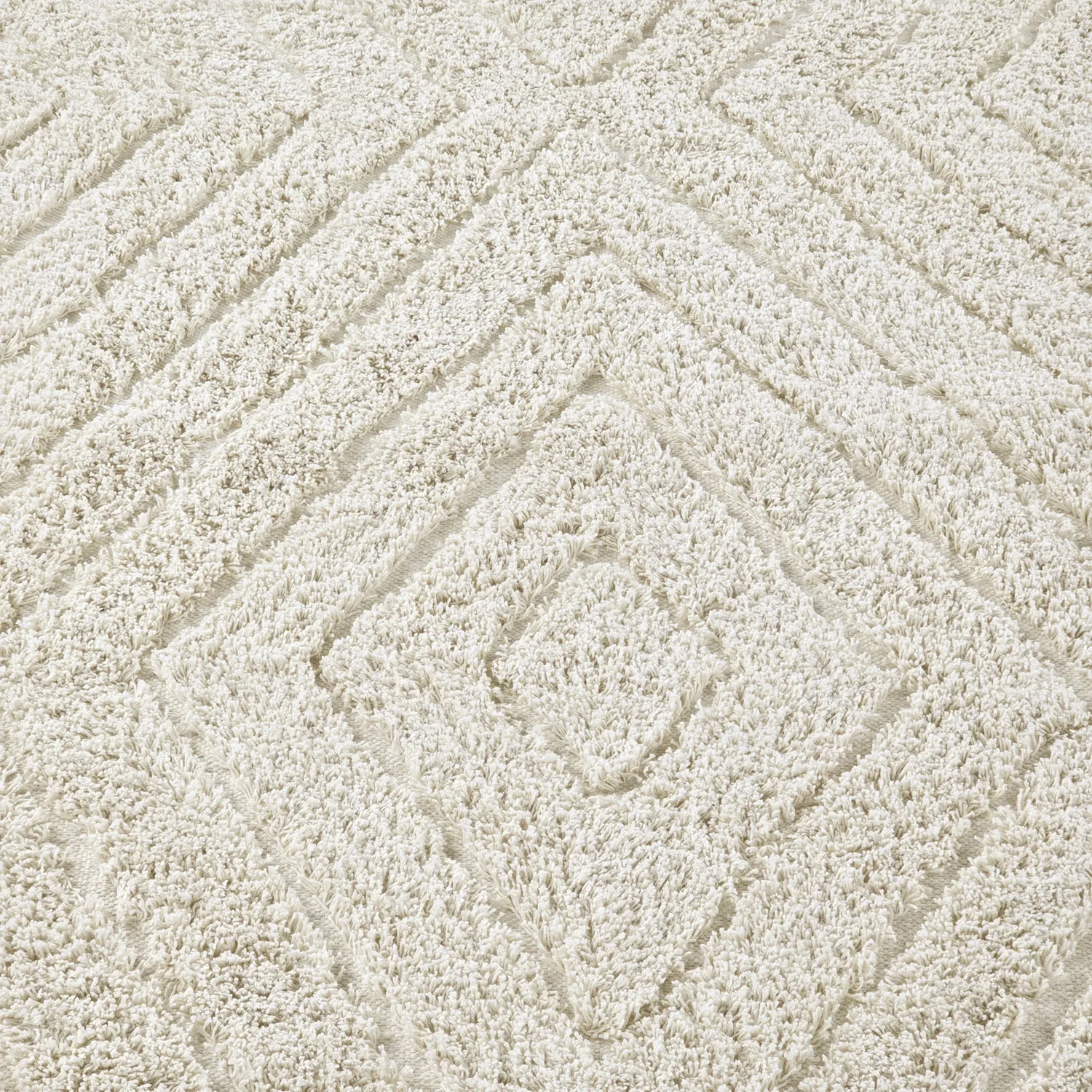 Dywany shaggy - Amberley Natural Cotton Shaggy (białawy)