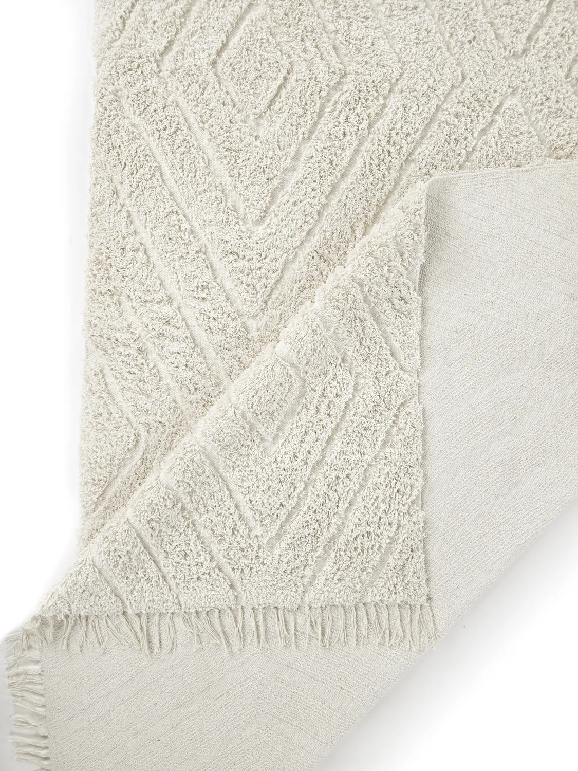 Dywany shaggy - Amberley Natural Cotton Shaggy (białawy)