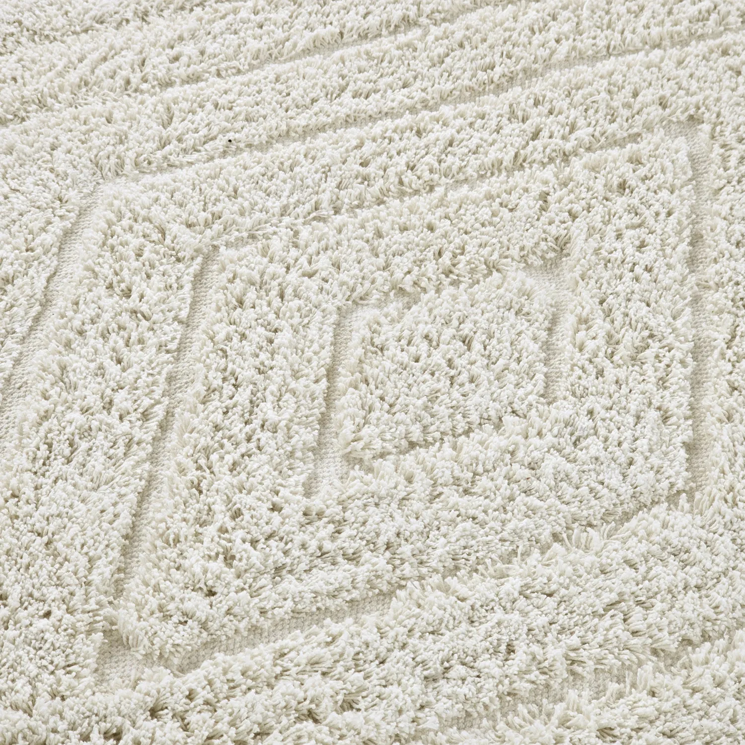 Okrągły dywan - Amberley Natural Cotton Shaggy (białawy)