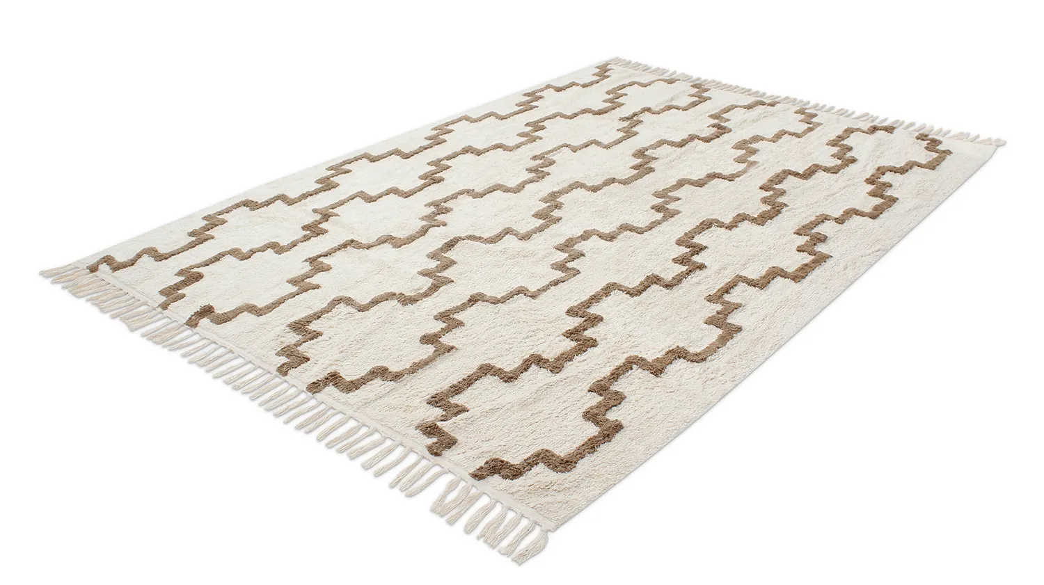 Dywany shaggy - Arlon Natural Cotton Shaggy (beżowy)