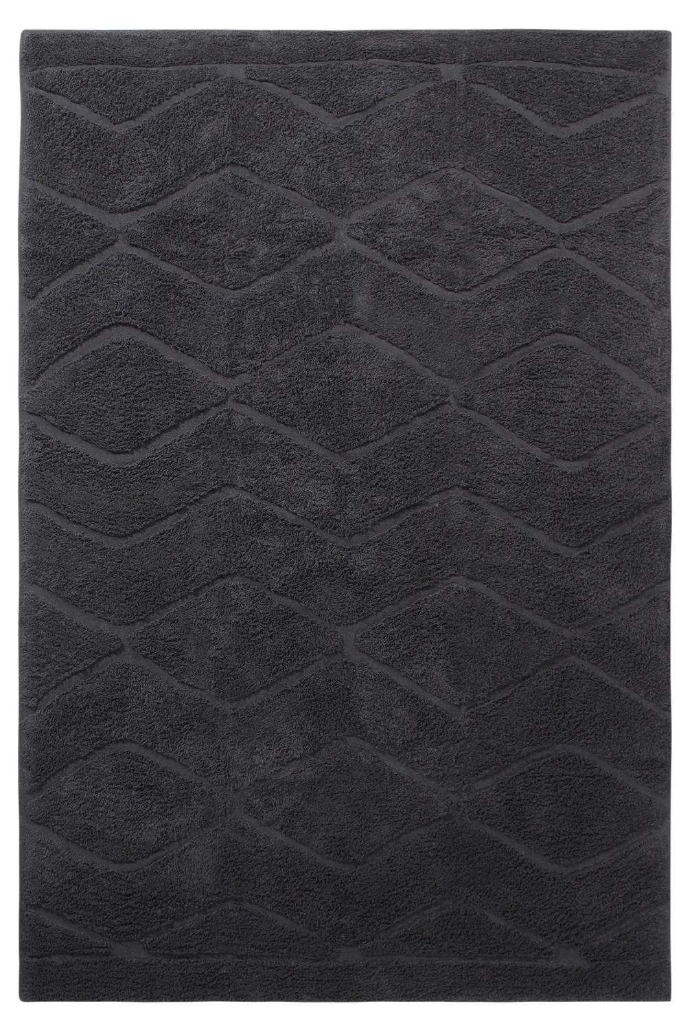 Dywany shaggy - Brynn Natural Cotton Shaggy (czarny)