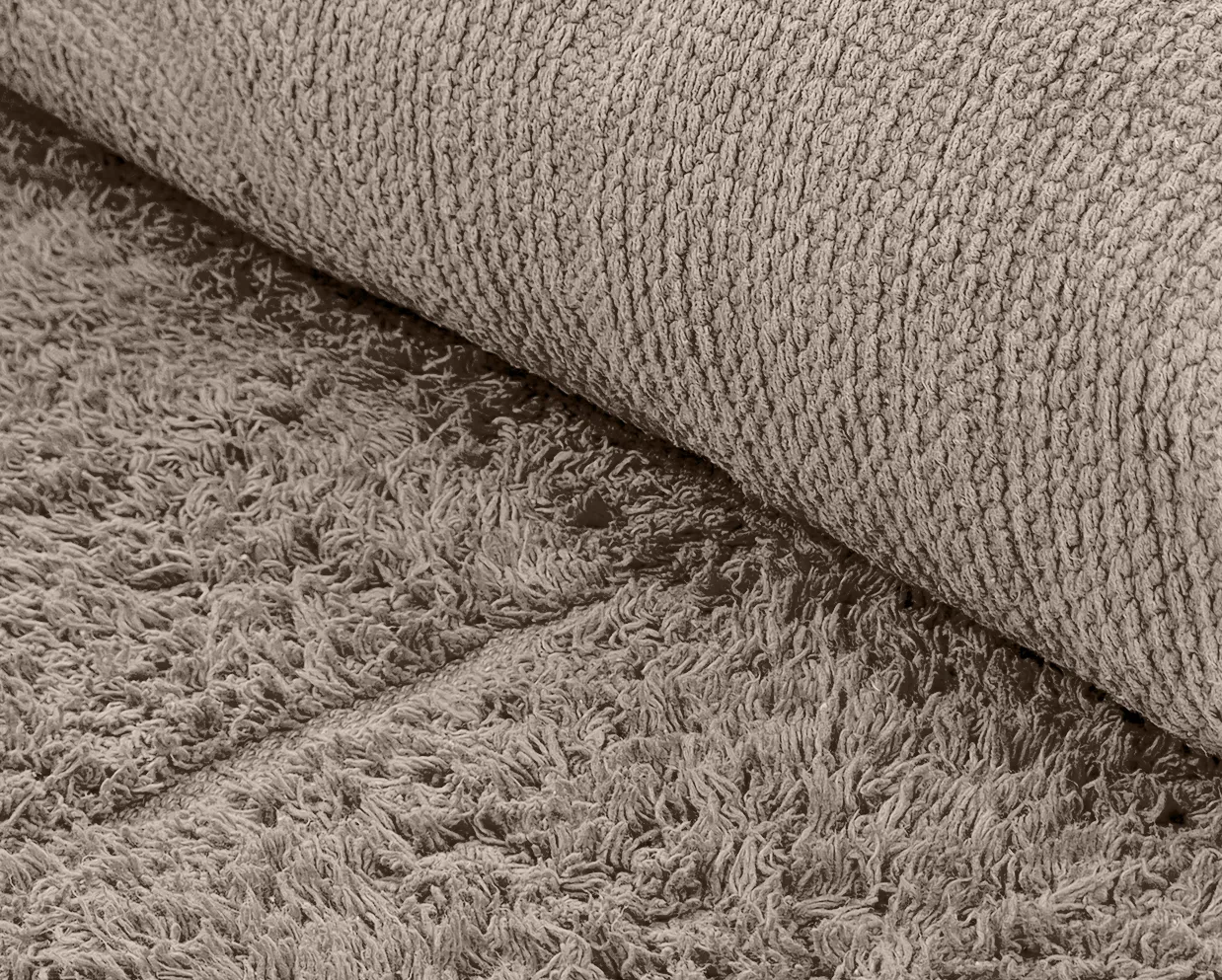 Okrągły dywan - Cremona Natural Cotton Shaggy (kolor ciemnoszary)