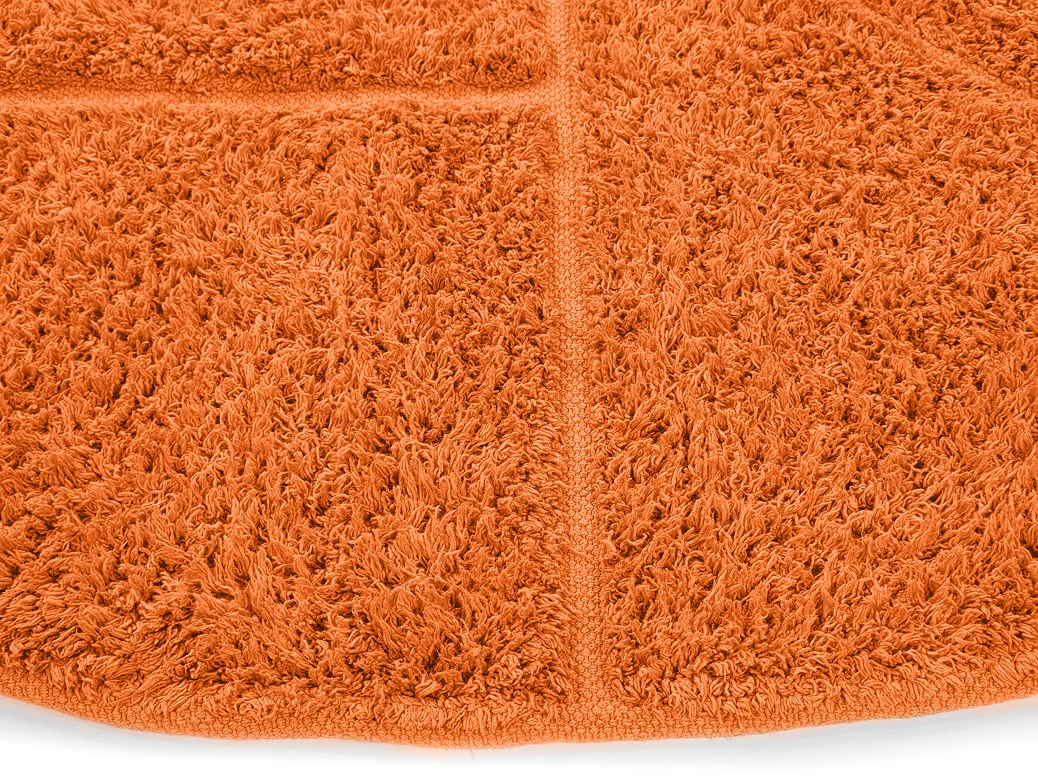 Okrągły dywan - Cremona Natural Cotton Shaggy (pomarańczowy)