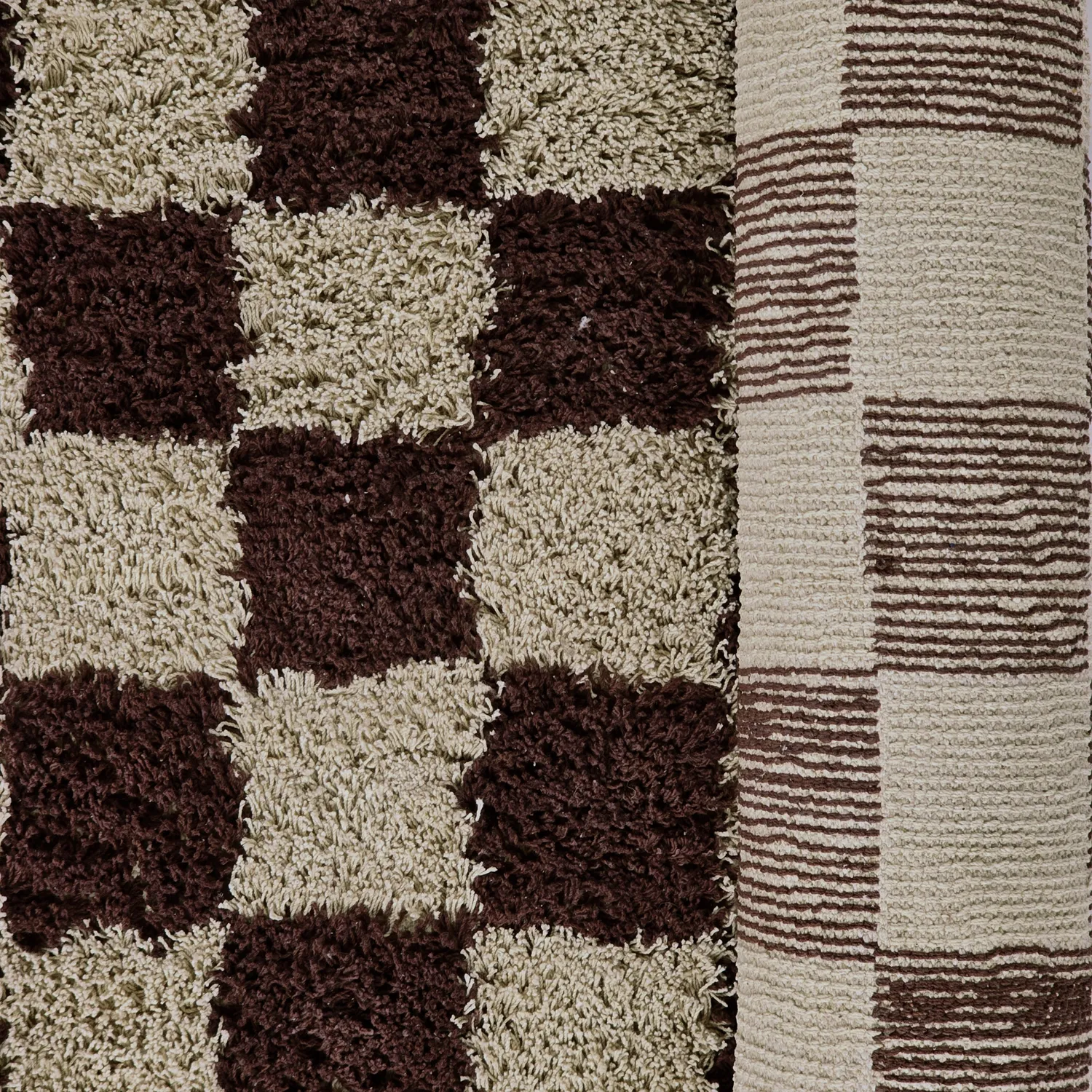 Dywany shaggy - Elsey Natural Cotton Shaggy (beż/brąz)