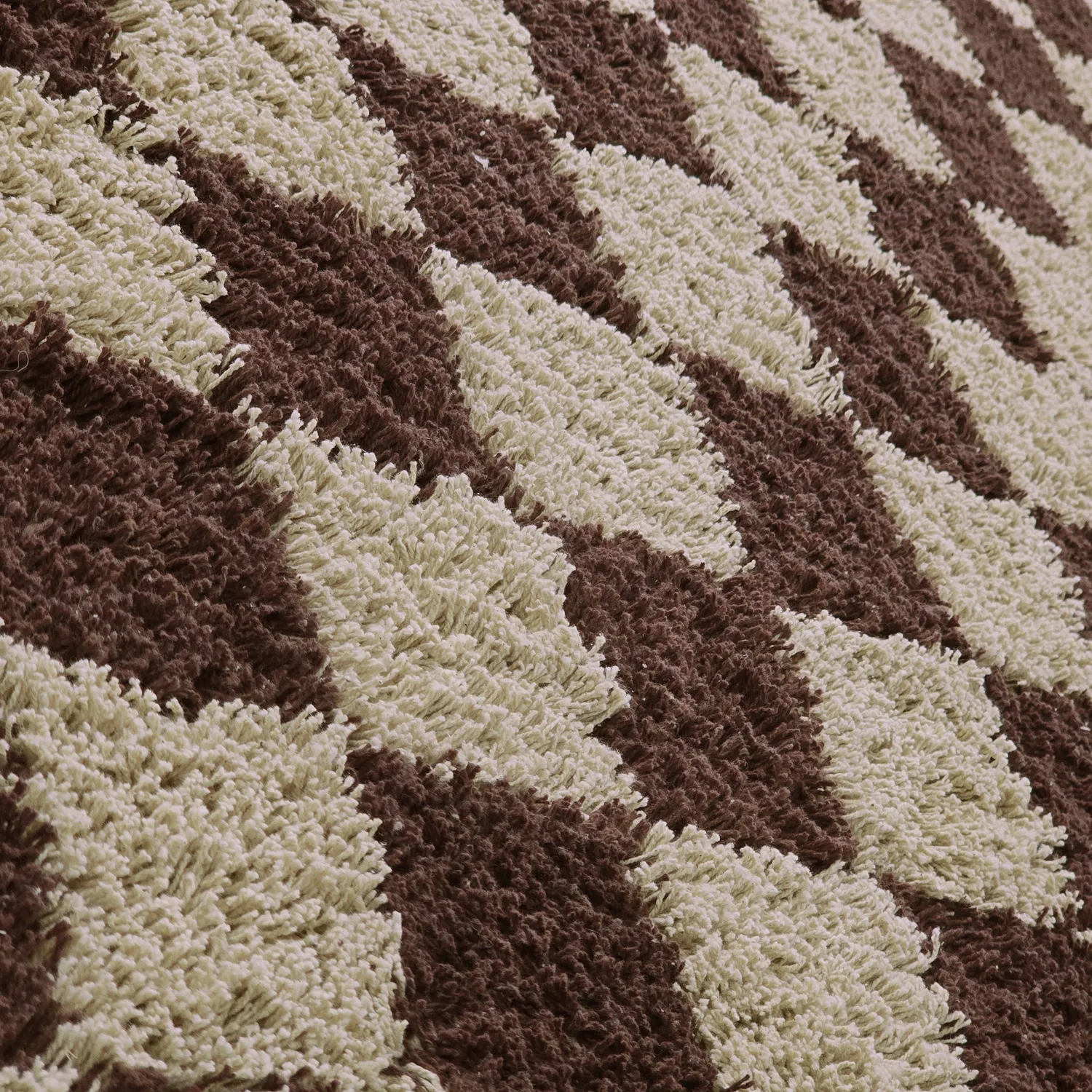 Dywany shaggy - Elsey Natural Cotton Shaggy (beż/brąz)