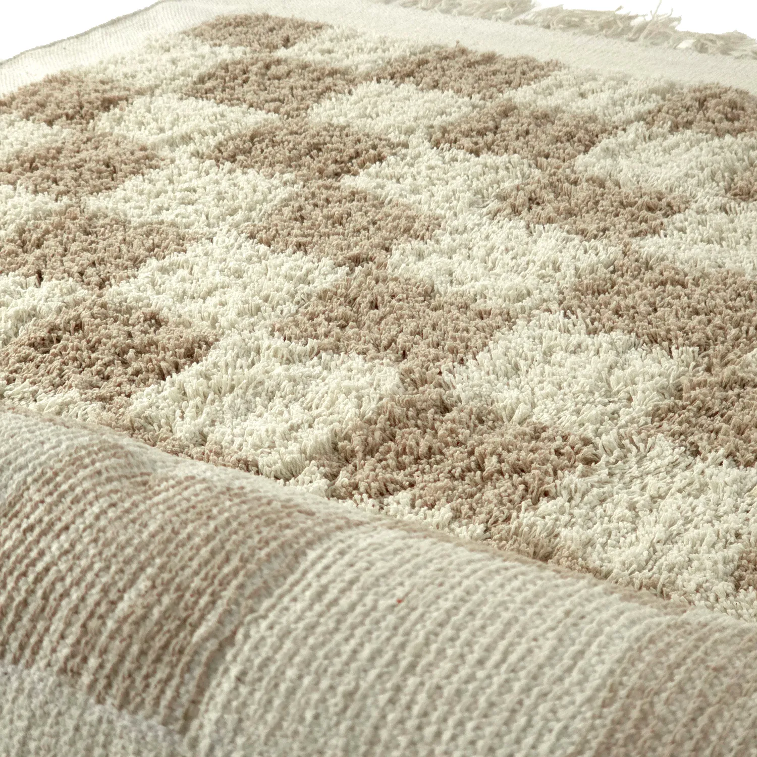 Dywany shaggy - Elsey Natural Cotton Shaggy (krem/piasek)