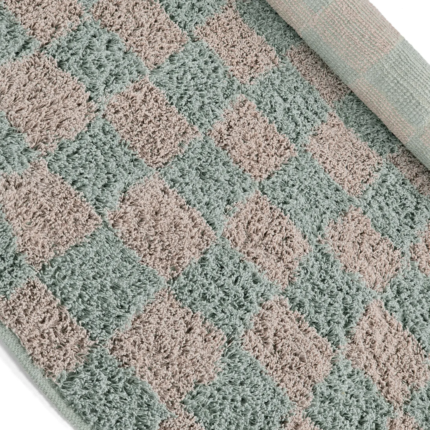 Okrągły dywan - Elsey Natural Cotton Shaggy (szary/różowy)