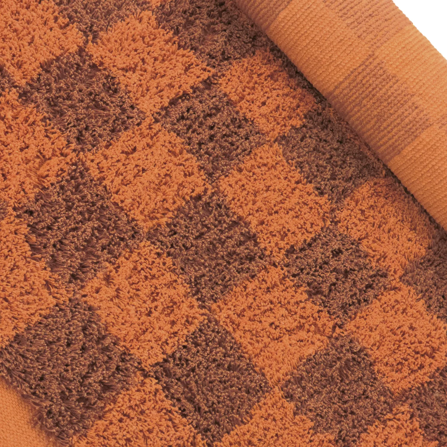 Dywany shaggy - Elsey Natural Cotton Shaggy (pomarańczowy/czerwony)
