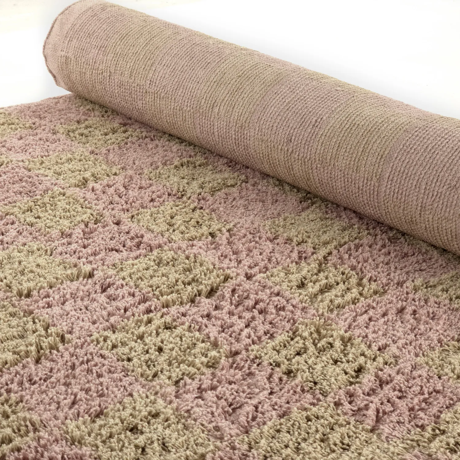 Dywany shaggy - Elsey Natural Cotton Shaggy (różowy/pomarańczowy)