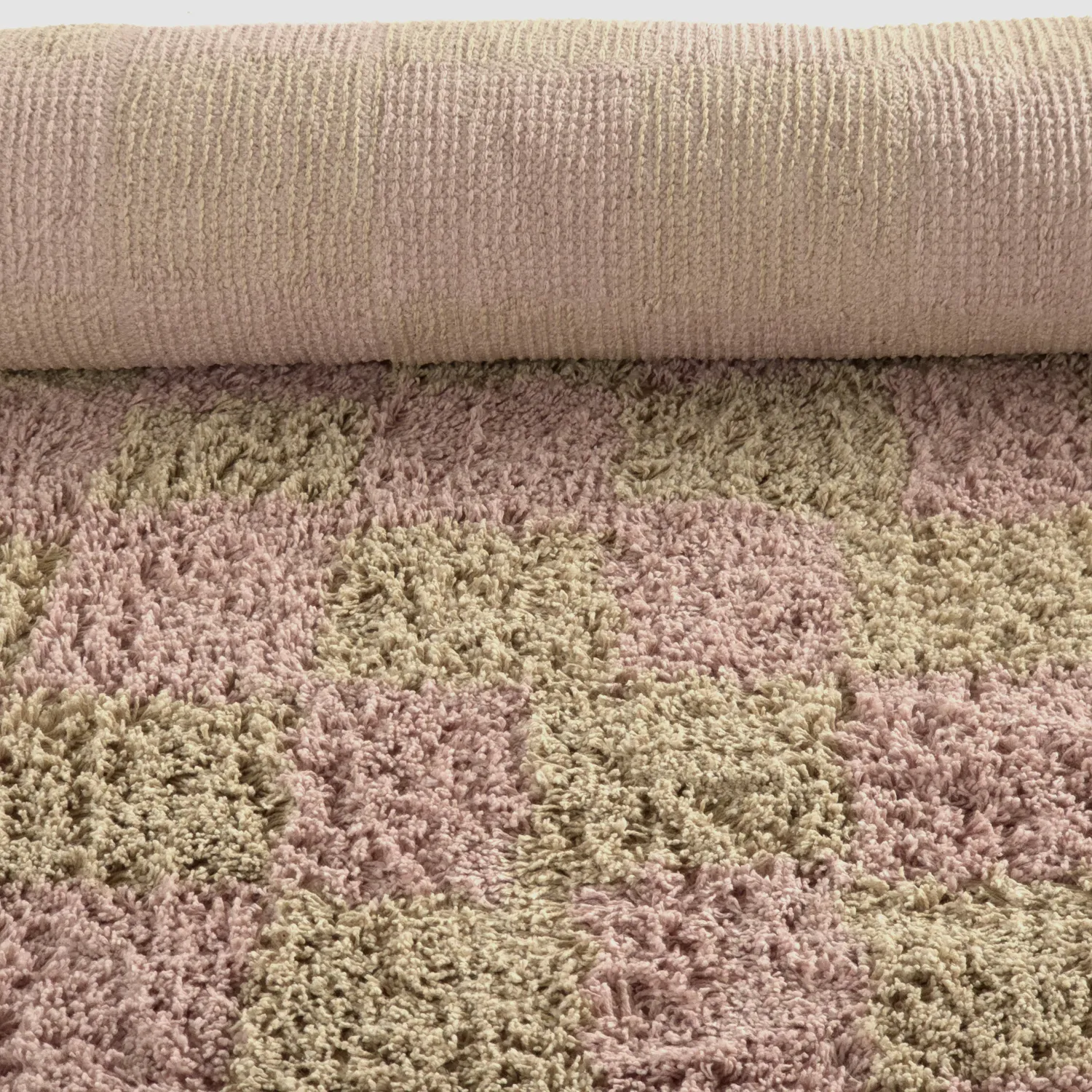 Dywany shaggy - Elsey Natural Cotton Shaggy (różowy/pomarańczowy)