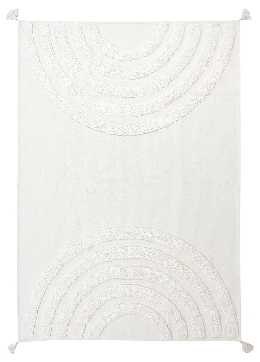 Dywany shaggy - Everly Natural Cotton Shaggy (offwhite)