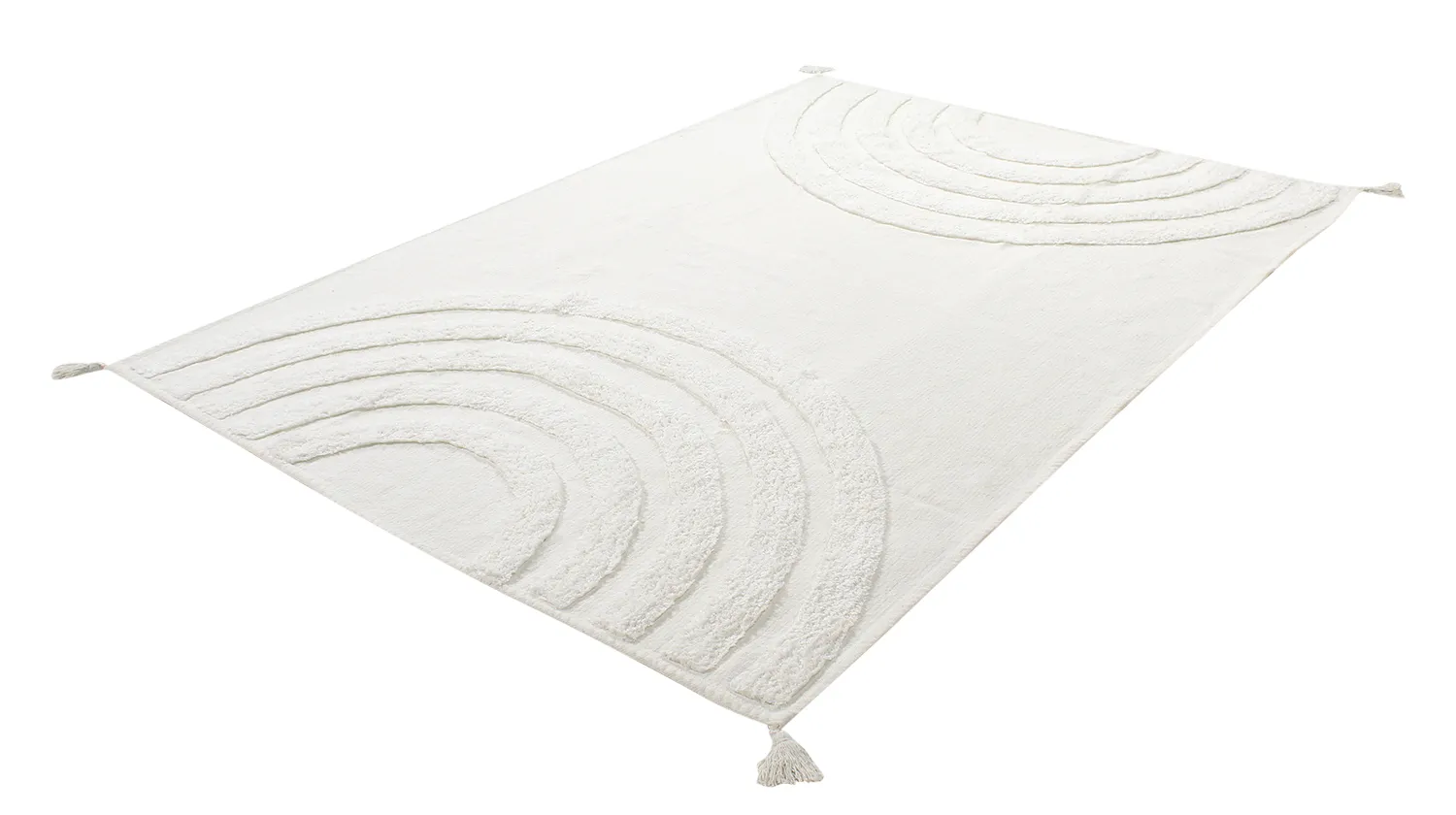 Dywany shaggy - Everly Natural Cotton Shaggy (offwhite)