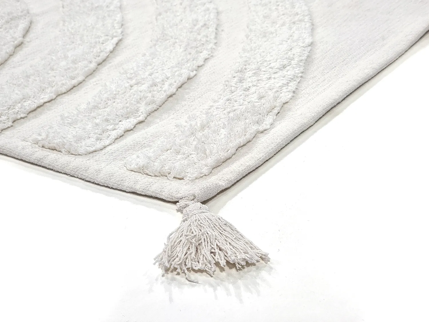 Dywany shaggy - Everly Natural Cotton Shaggy (offwhite)