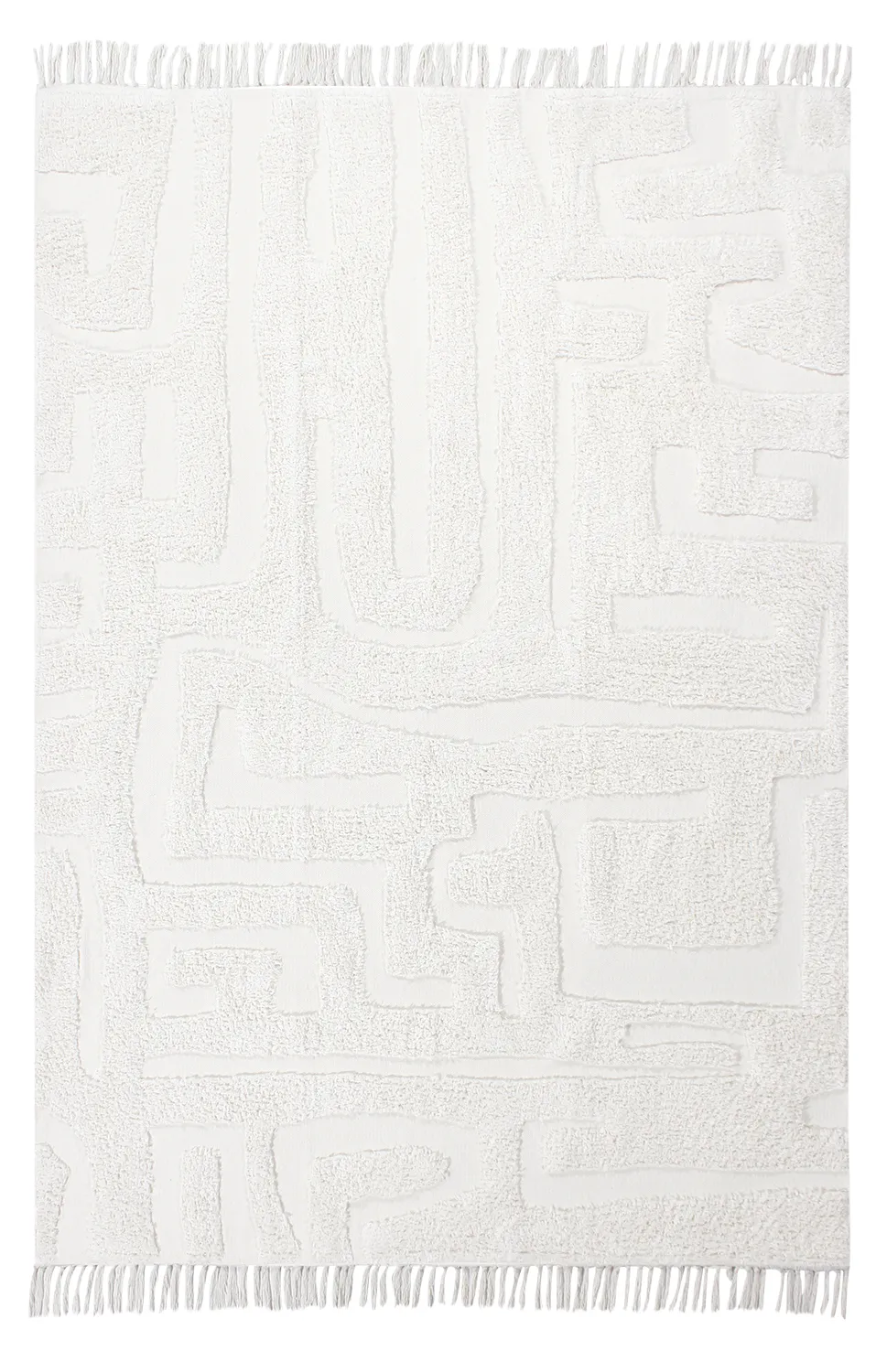 Dywany shaggy - Fallon Natural Cotton Shaggy (offwhite)