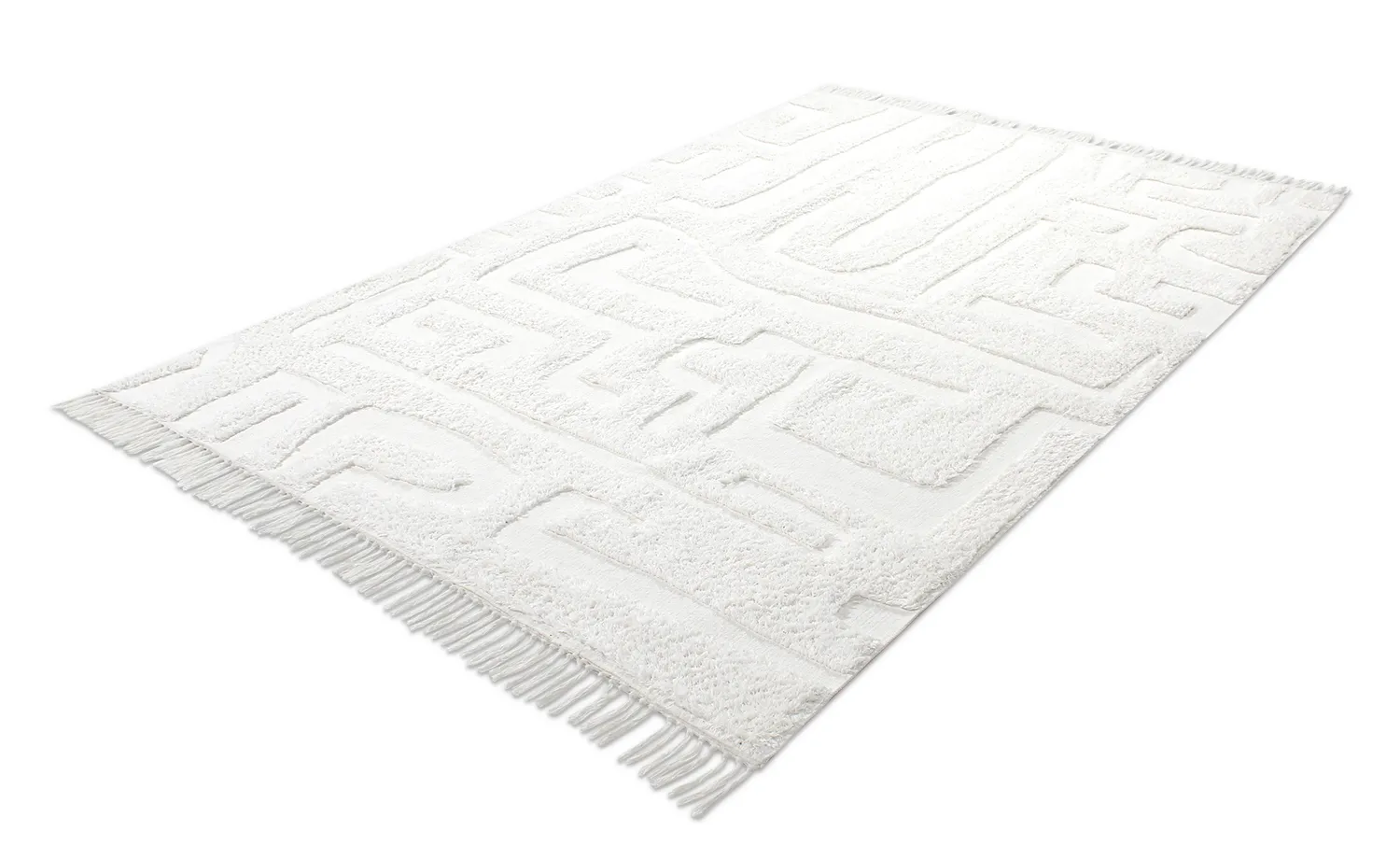 Dywany shaggy - Fallon Natural Cotton Shaggy (offwhite)