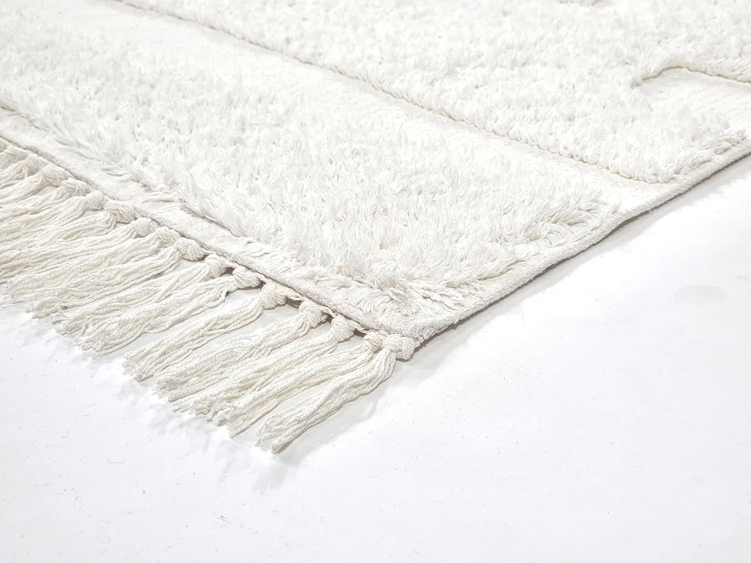 Dywany shaggy - Fallon Natural Cotton Shaggy (offwhite)