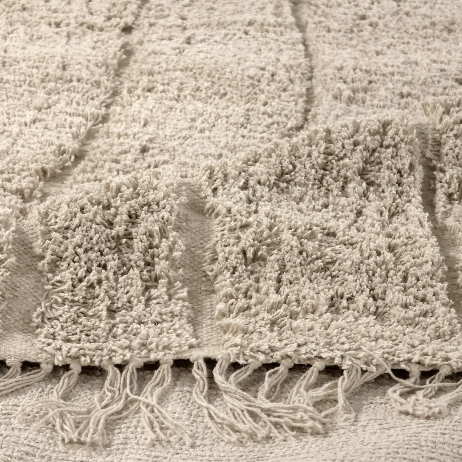 Dywany shaggy - Farley Natural Cotton Shaggy (beżowy)
