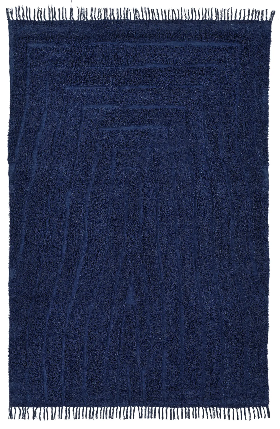 Dywany shaggy - Farley Natural Cotton Shaggy (niebieski)
