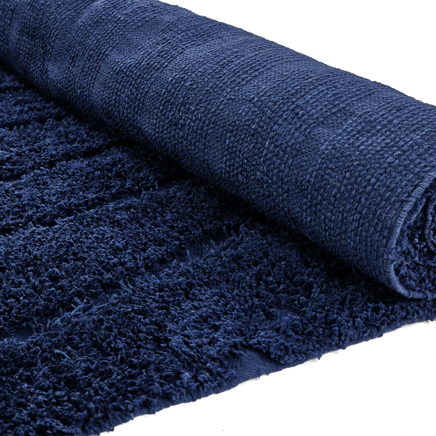 Dywany shaggy - Farley Natural Cotton Shaggy (niebieski)