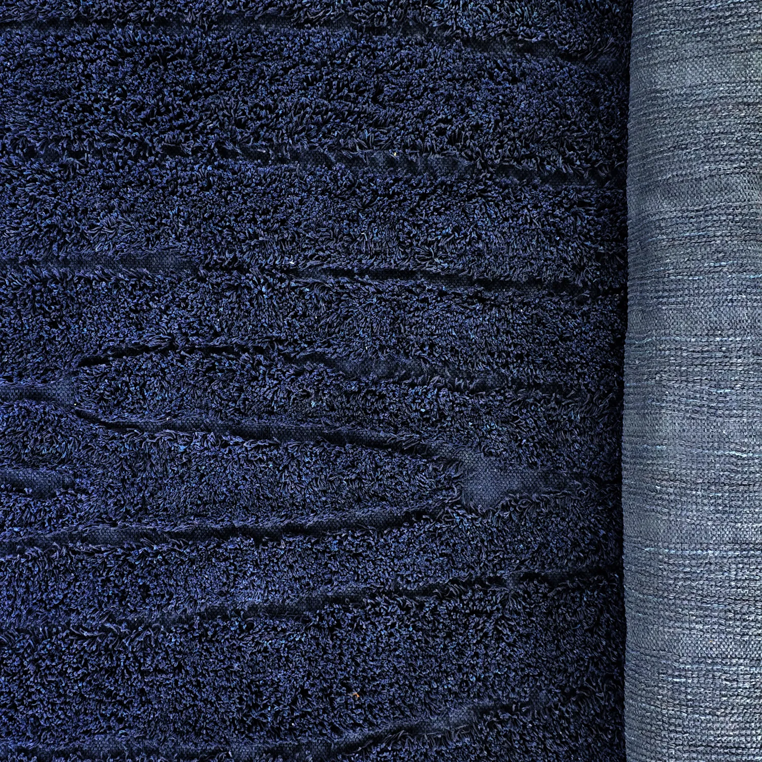 Dywany shaggy - Farley Natural Cotton Shaggy (niebieski)