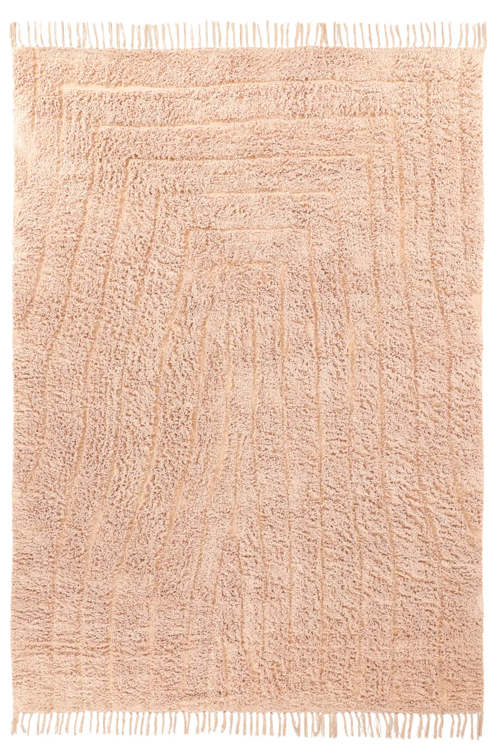 Dywany shaggy - Farley Natural Cotton Shaggy (różowy)