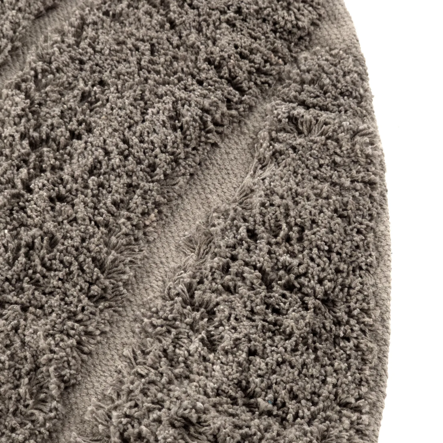 Okrągły dywan - Farley Natural Cotton Shaggy (kolor ciemnoszary)
