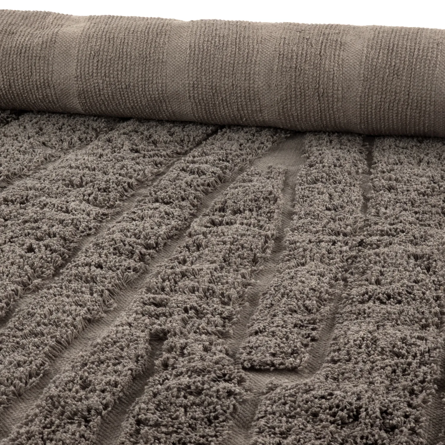 Dywany shaggy - Farley Natural Cotton Shaggy (kolor ciemnoszary)