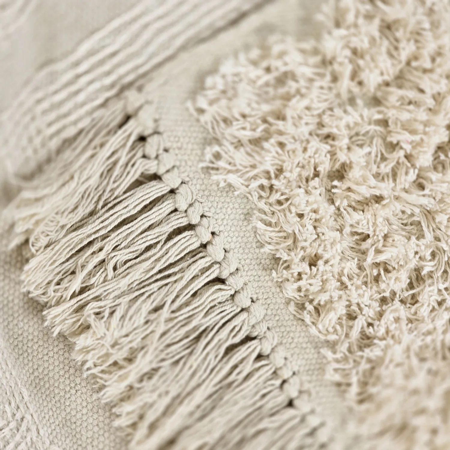 Dywany shaggy - Ikara Natural Cotton Shaggy (krem)
