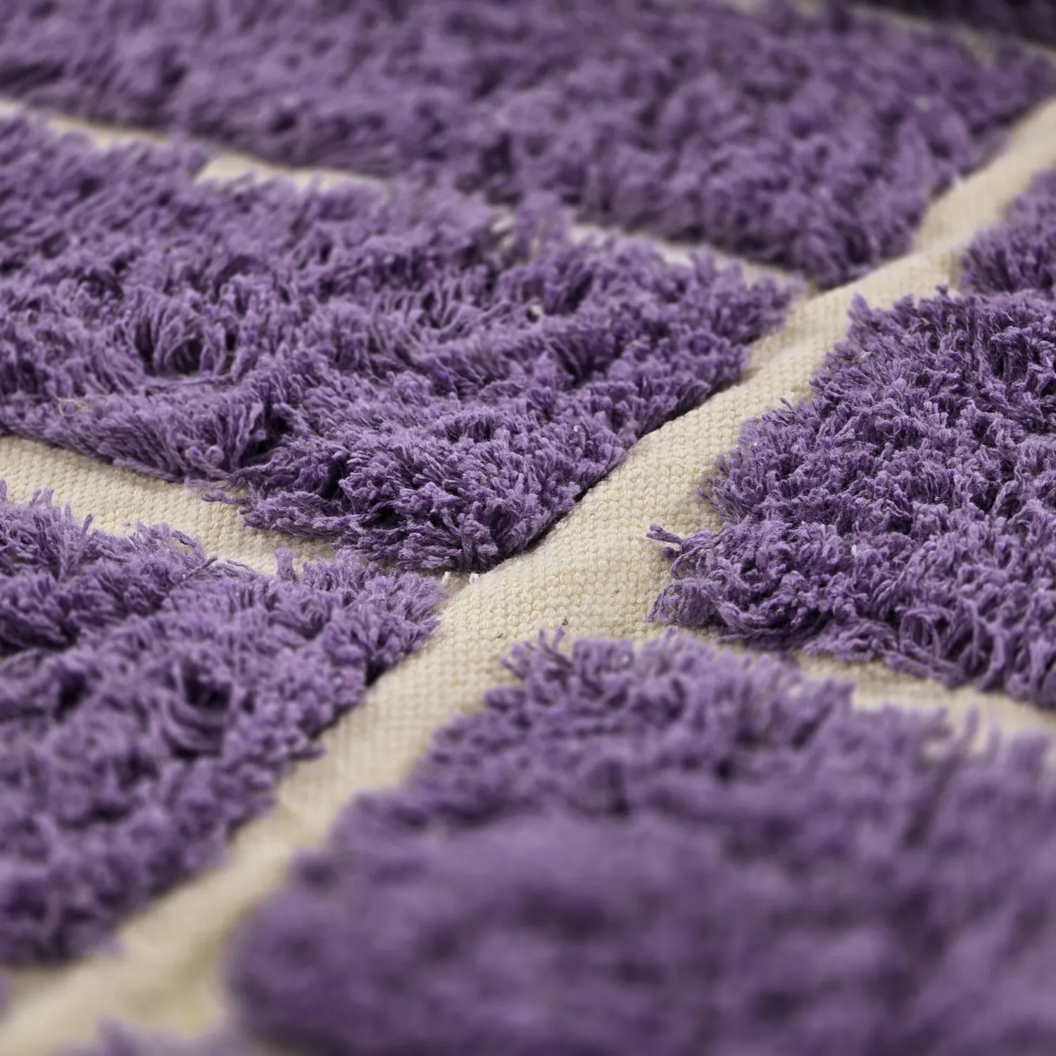 Dywany shaggy - Ikara Natural Cotton Shaggy (fioletowy)