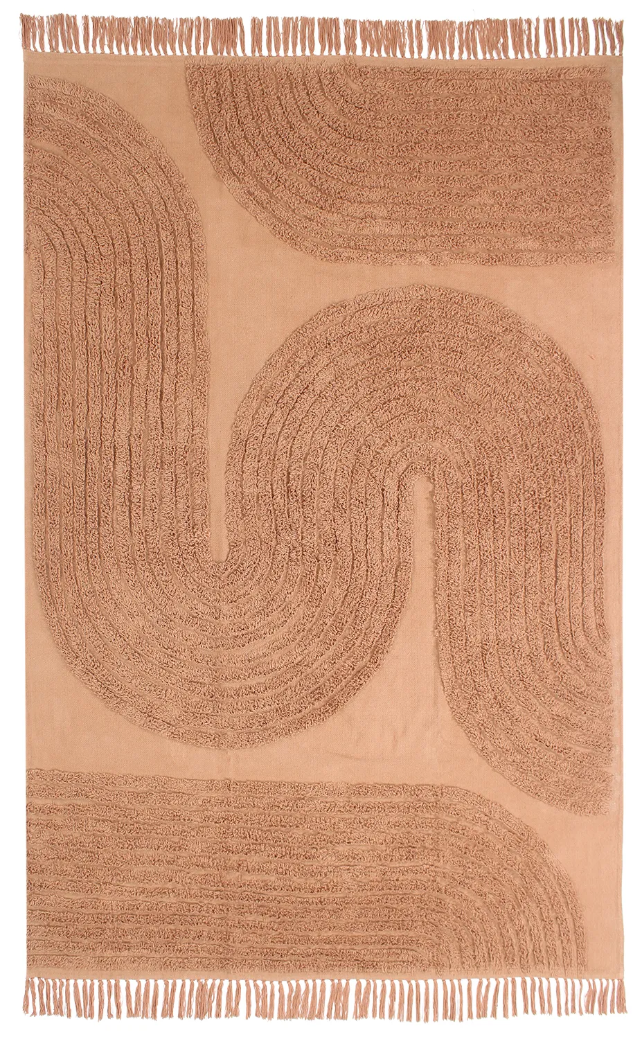 Dywany shaggy - Jovie Natural Cotton Shaggy (terakota)