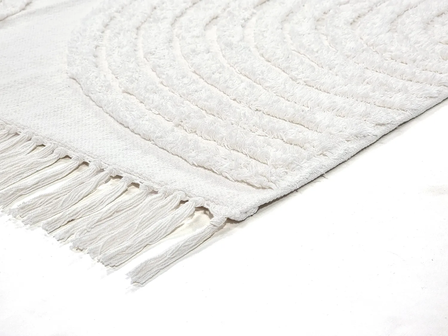 Dywany shaggy - Jovie Natural Cotton Shaggy (offwhite)