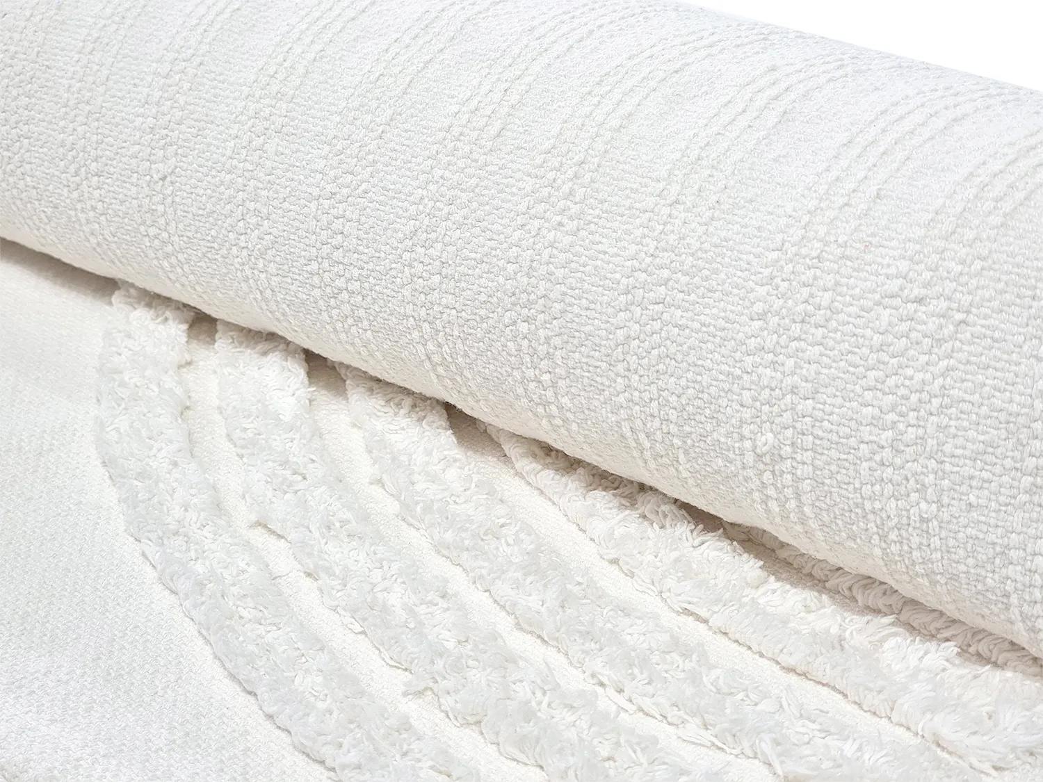 Dywany shaggy - Jovie Natural Cotton Shaggy (offwhite)