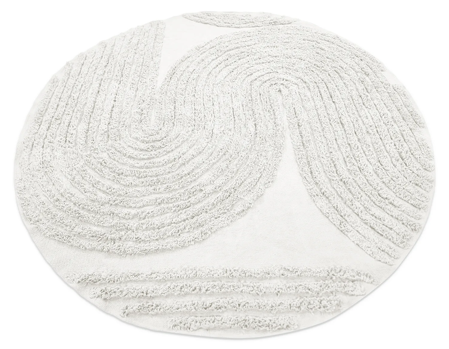 Okrągły dywan - Jovie Natural Cotton Shaggy (offwhite)