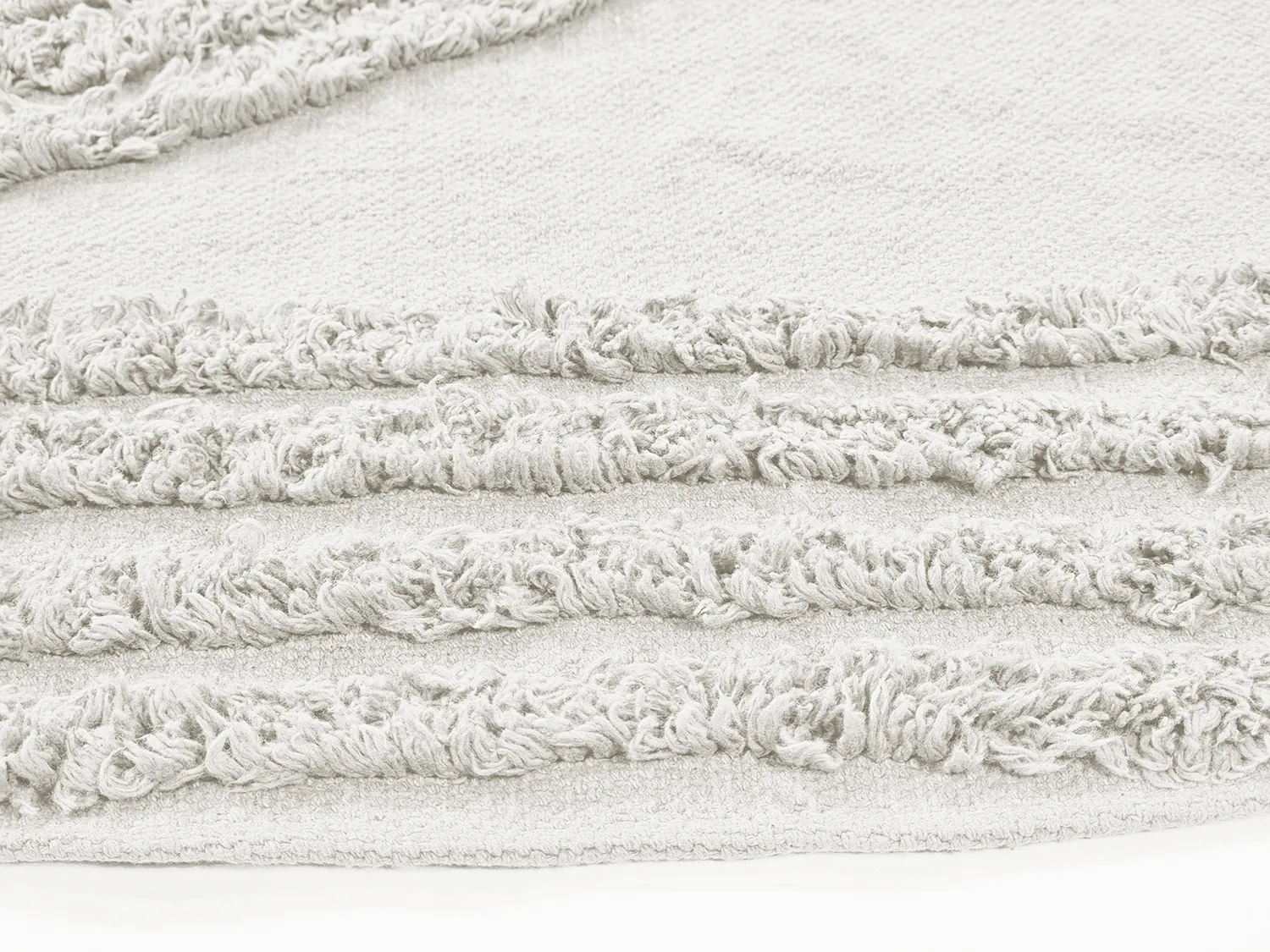 Okrągły dywan - Jovie Natural Cotton Shaggy (offwhite)