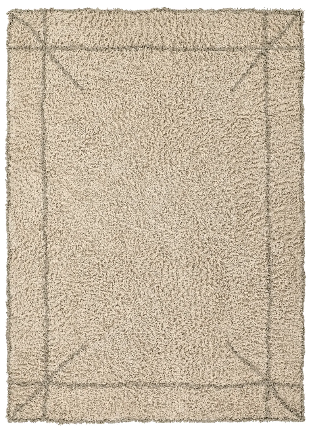 Dywany shaggy - Kairi Natural Cotton Shaggy (beżowy/taupe)