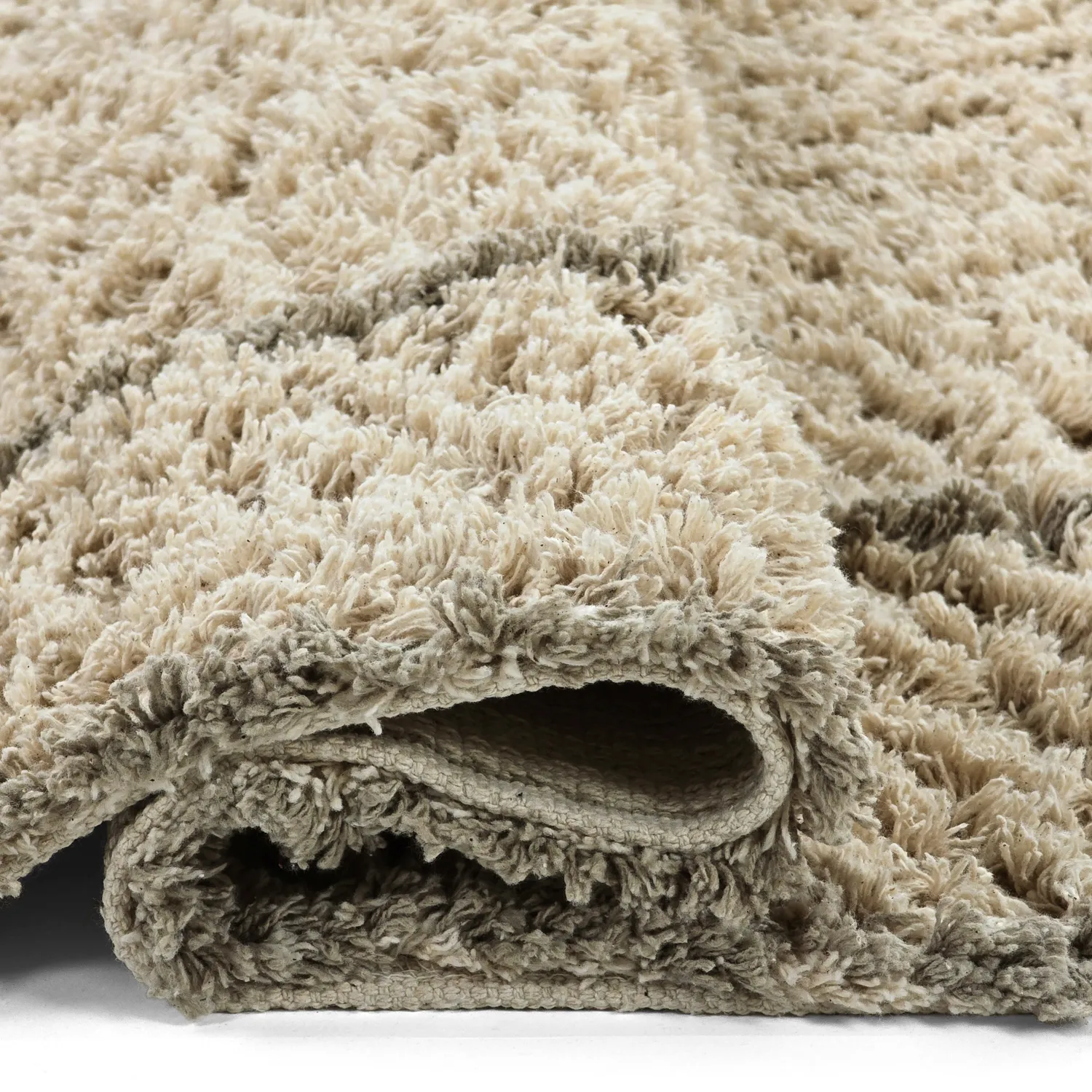 Dywany shaggy - Kairi Natural Cotton Shaggy (beżowy/taupe)