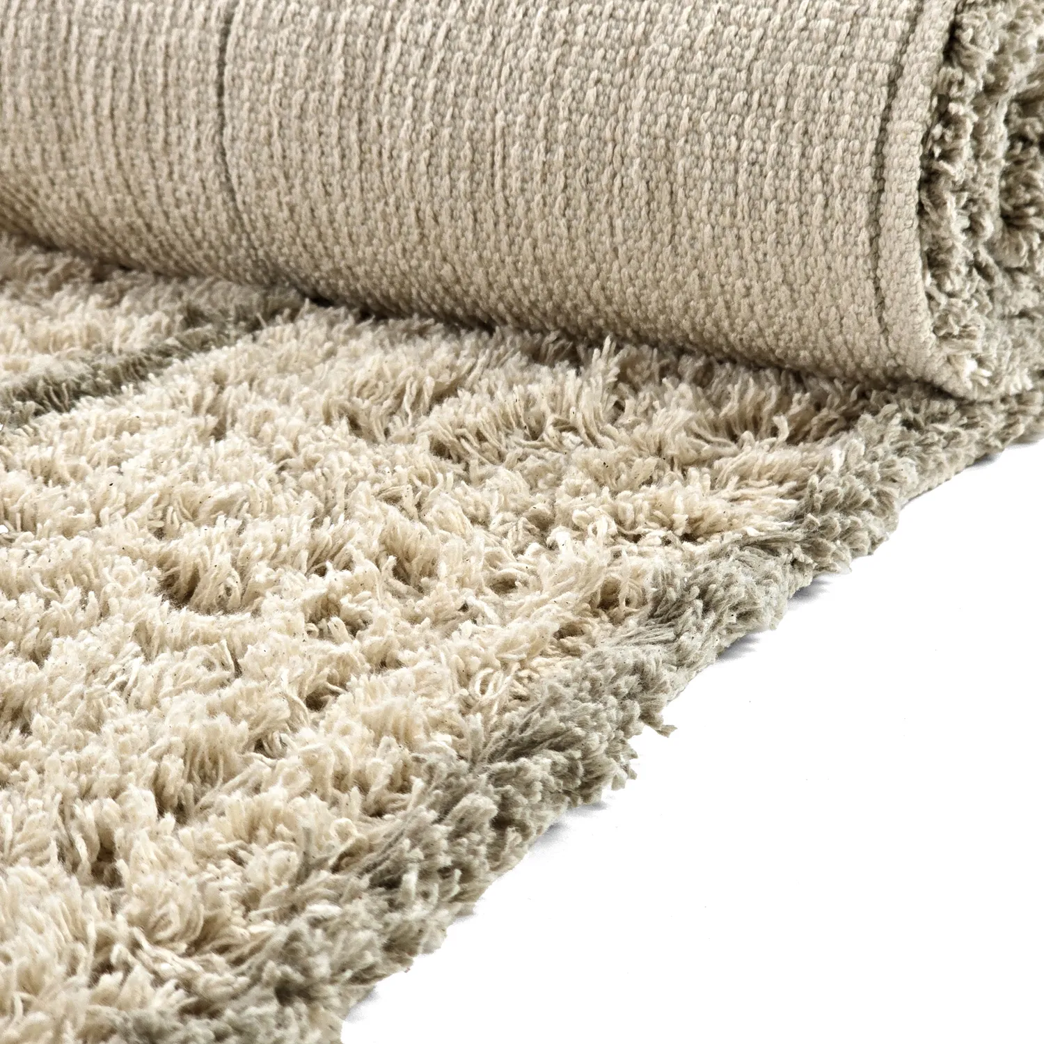 Dywany shaggy - Kairi Natural Cotton Shaggy (beżowy/taupe)