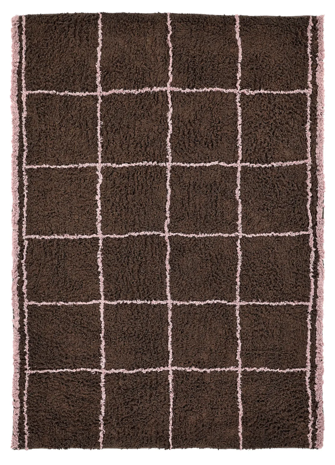 Dywany shaggy - Lana Natural Cotton Shaggy (brązowy)