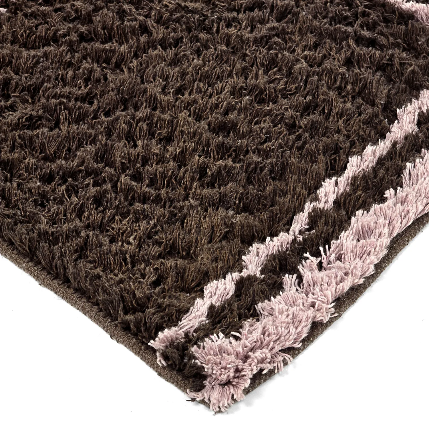 Dywany shaggy - Lana Natural Cotton Shaggy (brązowy)