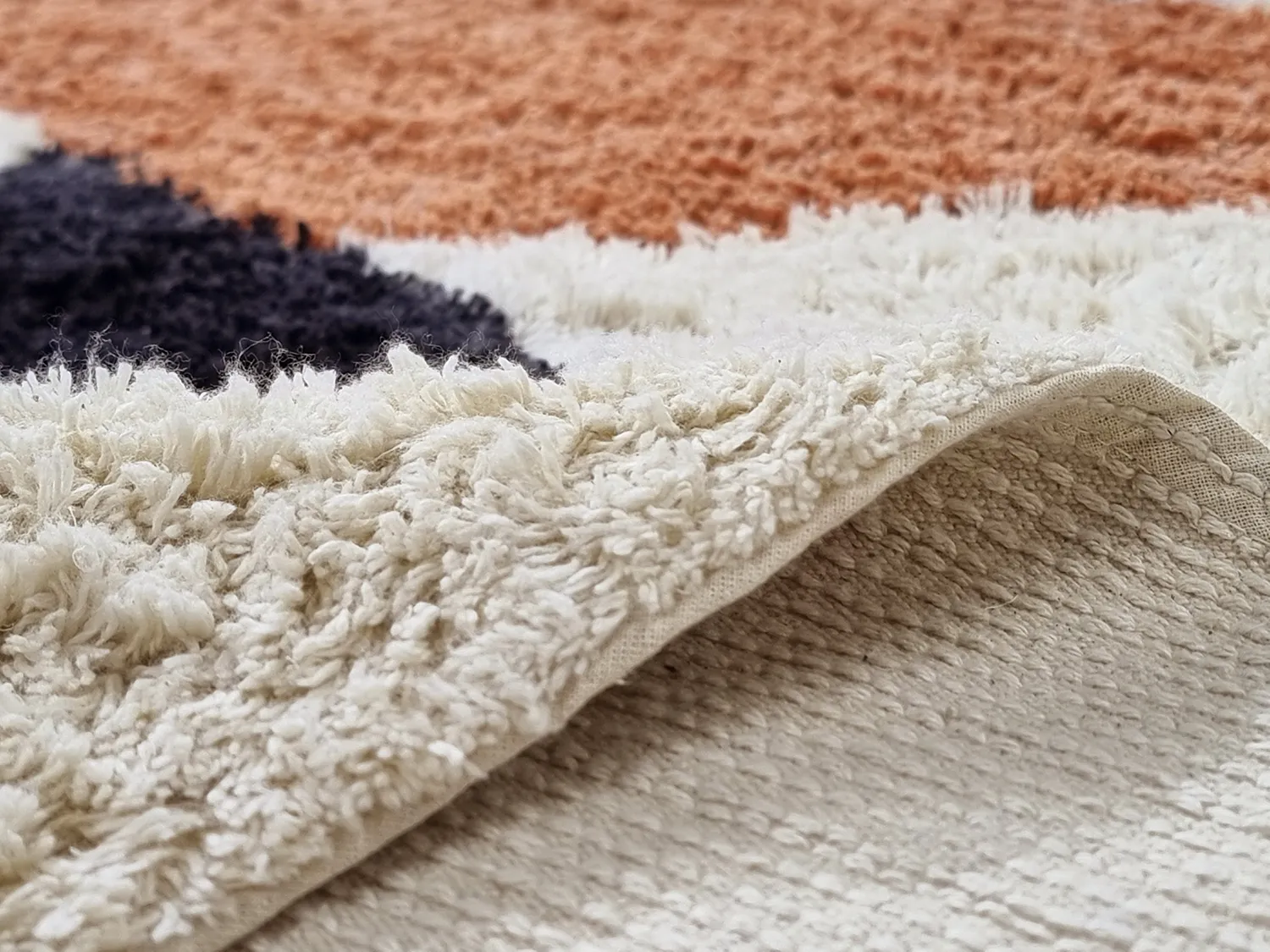 Dywany shaggy - Mantona Natural Cotton Shaggy (multi)