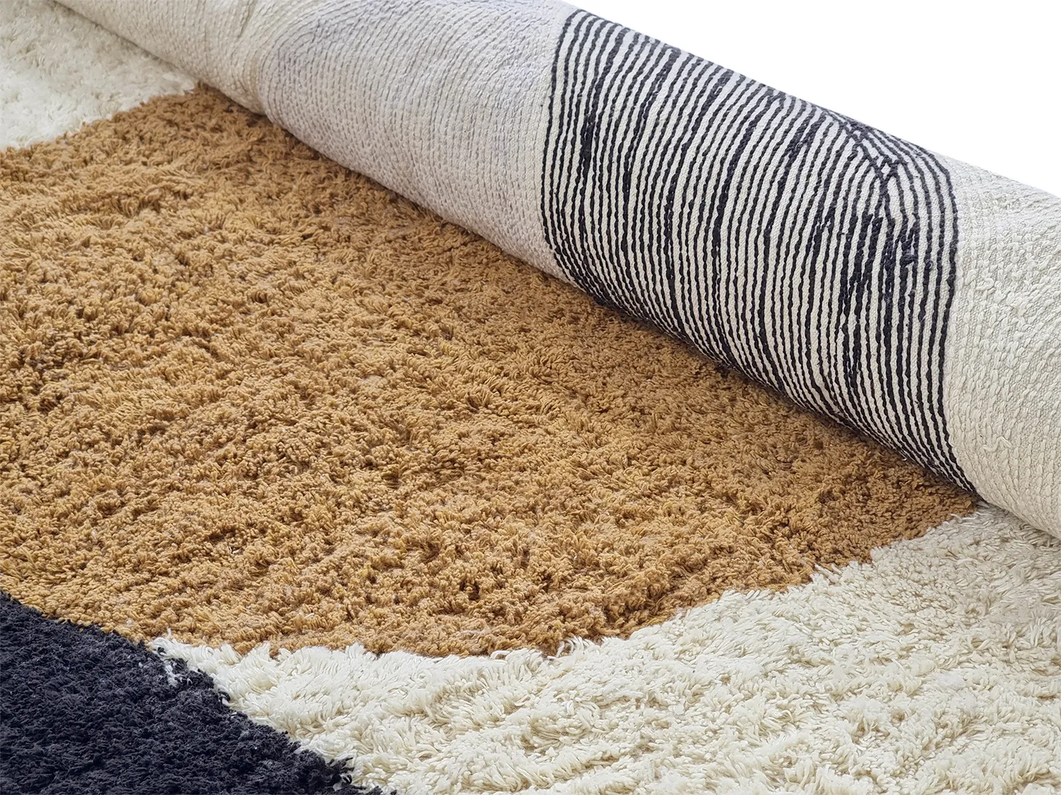 Dywany shaggy - Mantona Natural Cotton Shaggy (multi)