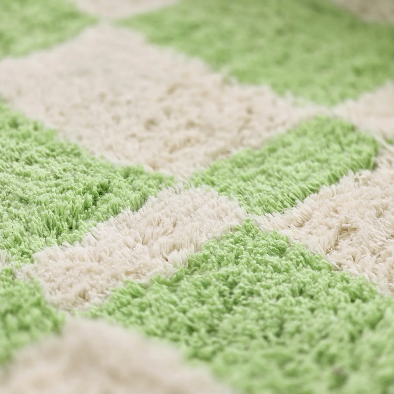 Dywany shaggy - Maranello Natural Cotton Shaggy (zielony)