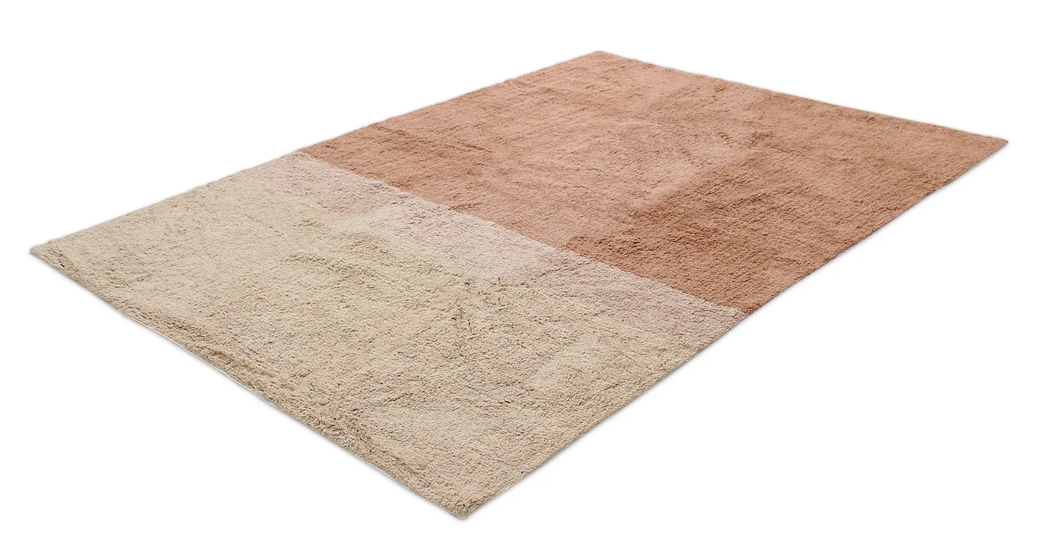 Dywany shaggy - Mareto Natural Cotton Shaggy (brązowy)