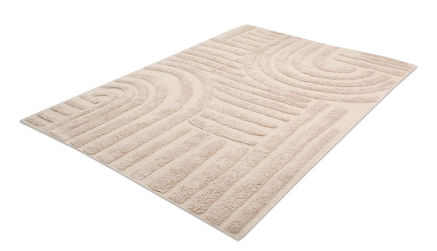 Dywany shaggy - Margo Natural Cotton Shaggy (beżowy)