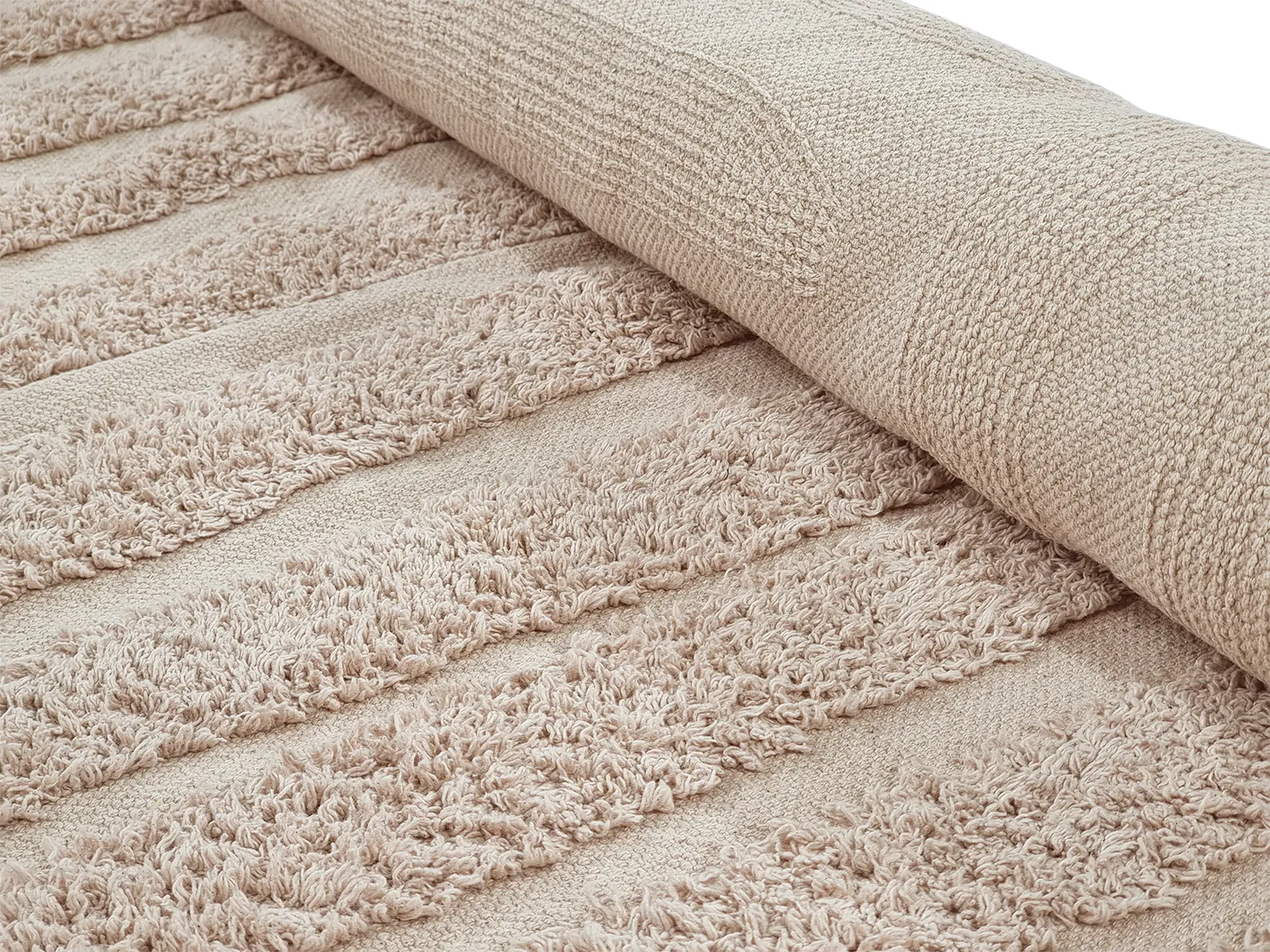 Dywany shaggy - Margo Natural Cotton Shaggy (beżowy)