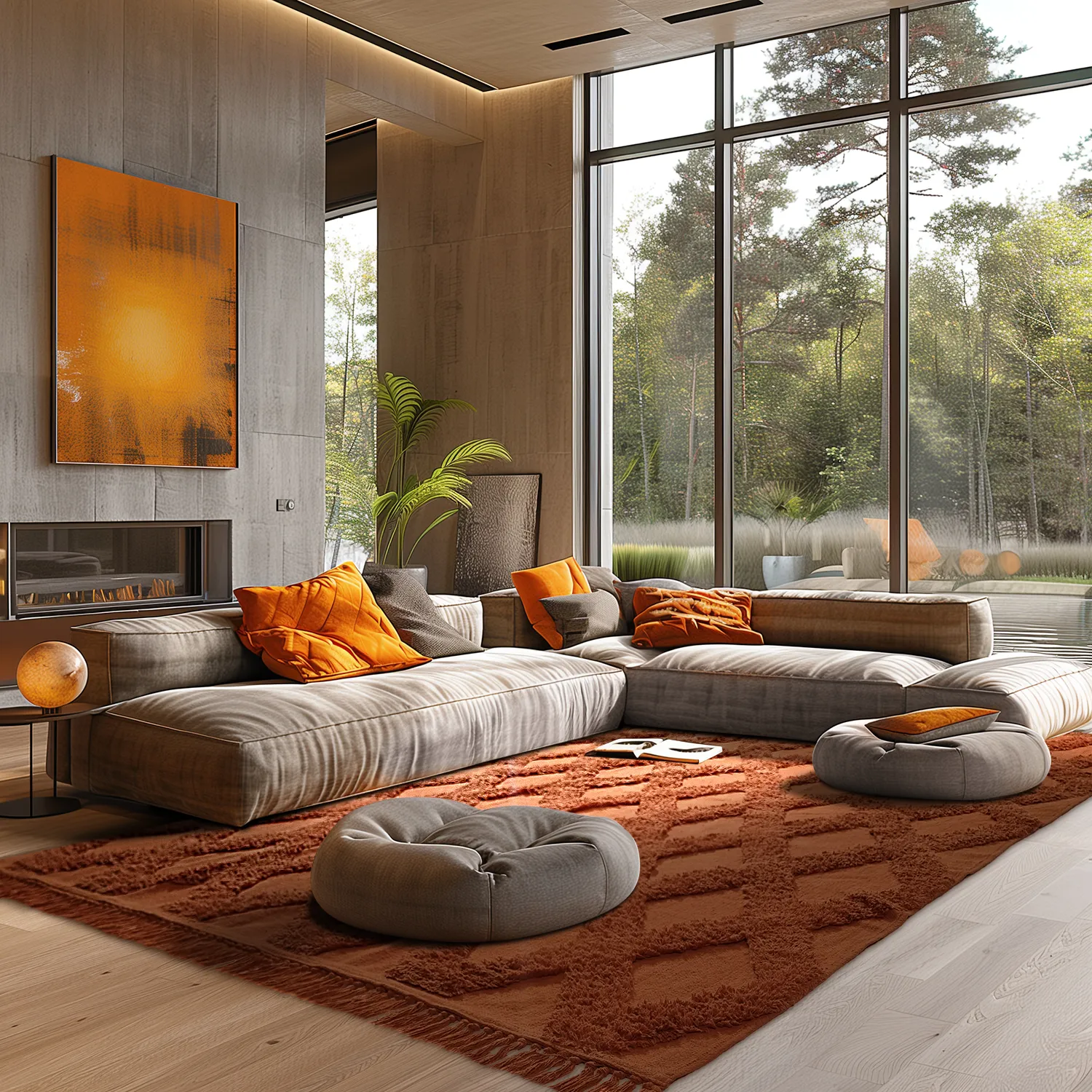 Dywany shaggy - Pamplona Natural Cotton Shaggy (terracotta)