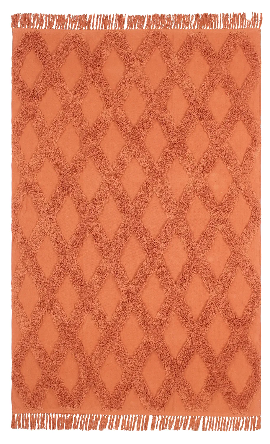 Dywany shaggy - Pamplona Natural Cotton Shaggy (terracotta)