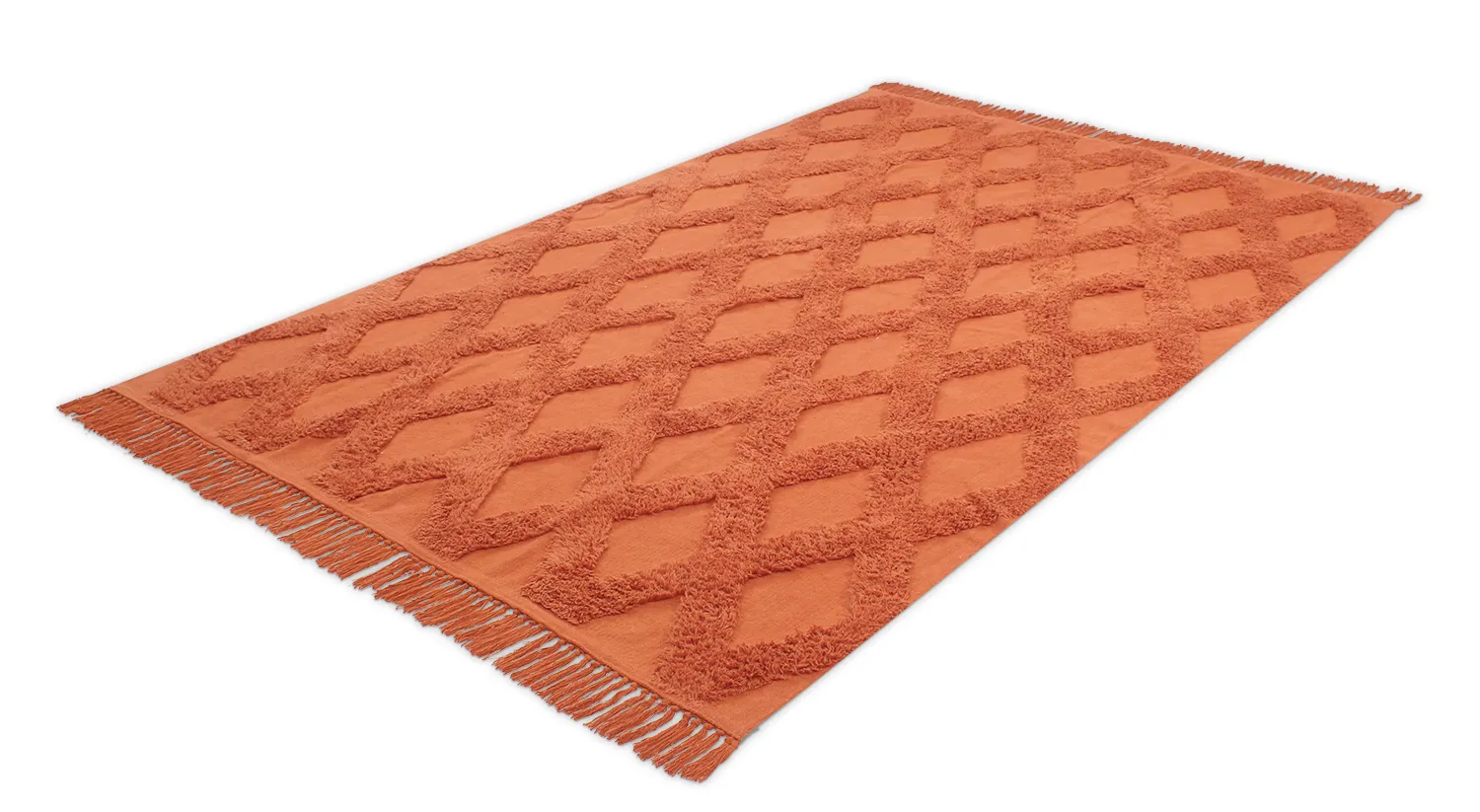 Dywany shaggy - Pamplona Natural Cotton Shaggy (terracotta)